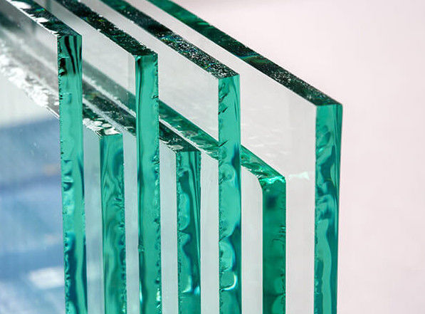 2 mm 3 mm verre flottant transparent pour fenêtre / porte / salle d'exposition décorative