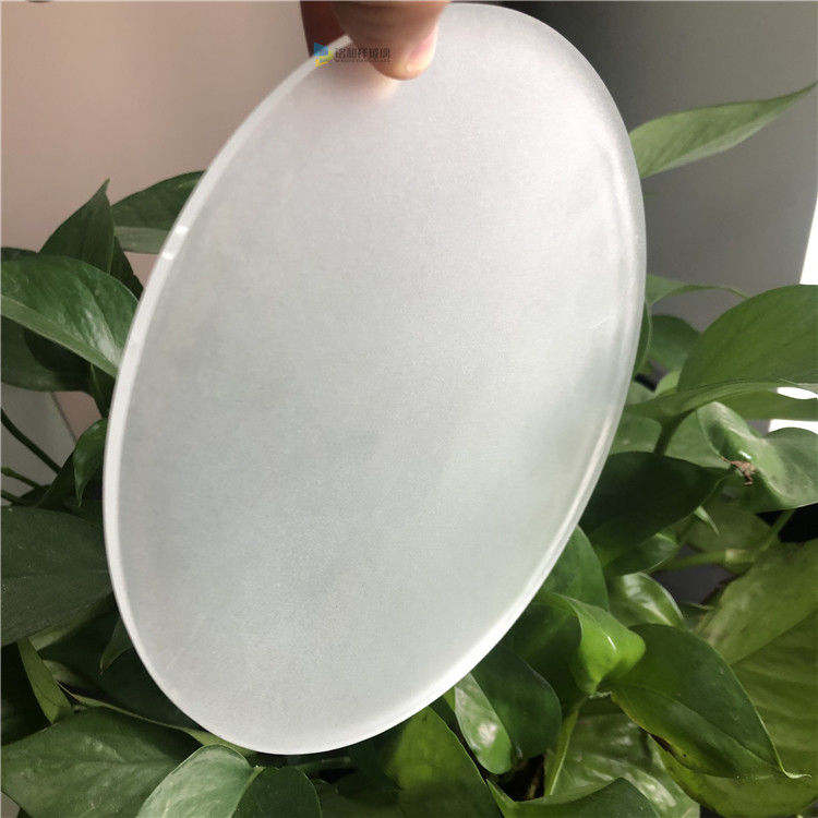 3 mm 4 mm verre trempé gravé à l'acide verre figé glacé utilisé pour les portes de salle de bain