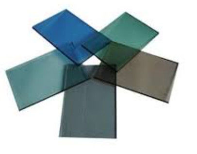 Traitement plat du verre teinté de couleur vert foncé/gris foncé/bleu Ford/bronze, etc.