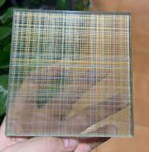 Verre filaire stratifié en maille transparente/colorée pour la décoration intérieure