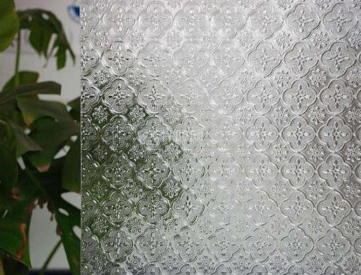Verre figuré à motifs décoratifs de 4 mm à 15 mm de taille personnalisée pour la construction de meubles