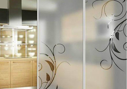 Des motifs riches et variés/Verre glacé/gravé à l'acide décoratif en toute sécurité