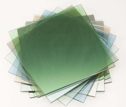 Traitement plat du verre teinté de couleur vert foncé/gris foncé/bleu Ford/bronze, etc.