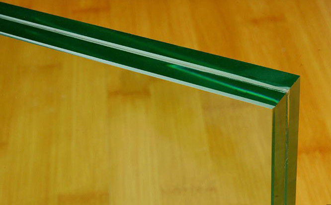PVB verre plat trempé laminé aux couleurs vert/gris/bronze