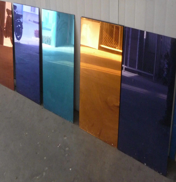 2mm-8mm verre réfléchissant teinté en E bas pour bâtiment / voiture automobile / mur de rideau salle de soleil