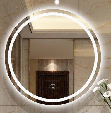 Longue durée de vie Modern décoratif miroir murale verre avec bord beveled et finition en argent