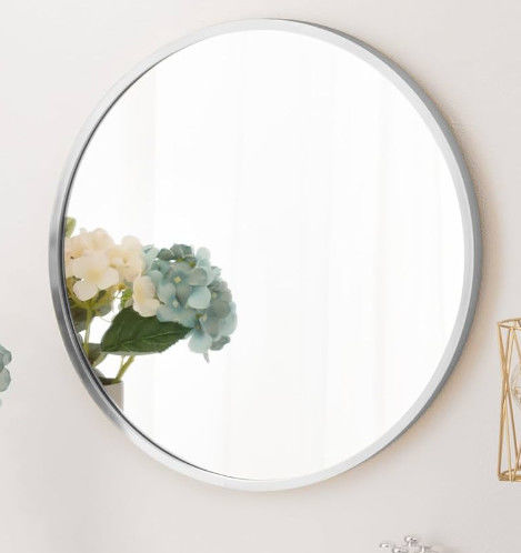 Décoration murale Taille personnalisée Verre miroir Utilisé à l'intérieur / salle de bain