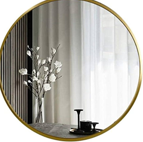 Miroir en argent en aluminium en verre Sécurité de salle de bain décorative Clear Float Miroir ancien en feuille de verre Miroir