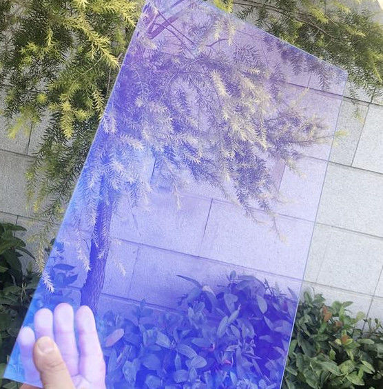 Verre réfléchissant à faible teneur en fer/transparent/de taille personnalisée de couleur/tint bleu foncé/vert/bronze