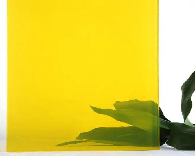 Traitement plat du verre teinté avec couleur vert foncé / gris foncé / bleu Ford