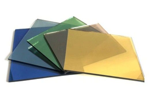 Verres teintés aux couleurs lisses pour fenêtre et porte