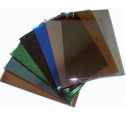 Vitrage flottant teinté de couleur rectangulaire personnalisé pour la construction