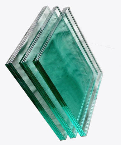 4 mm 5 mm 6 mm verre trempé sur verre stratifié en forme de courbe verre de sécurité décoratif pour fenêtre / clôture