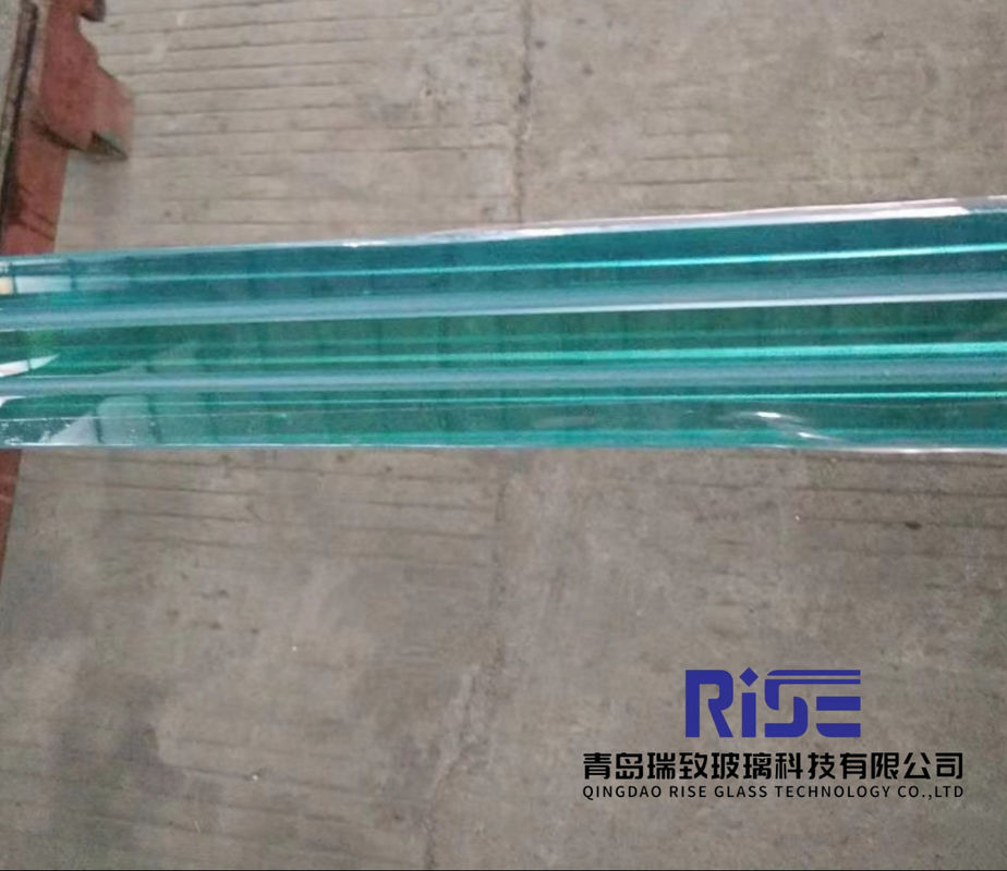 Verre de sécurité laminé trempé de 6,38 à 12,38 mm avec une surface gravée à l'acide glacé