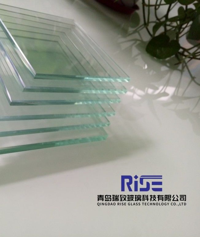 Verre de sécurité laminé trempé de 6,38 à 12,38 mm avec une surface gravée à l'acide glacé