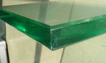 Verre trempé à la glace de 4 mm avec bord plat Pour les accents décoratifs de la cuisine Balcon balustrades