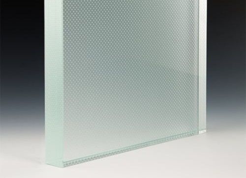 Élégante glace glacée carrée trempée pour la décoration de la maison et du bureau