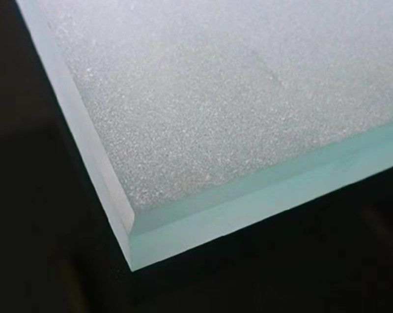 Élégante glace glacée carrée trempée pour la décoration de la maison et du bureau