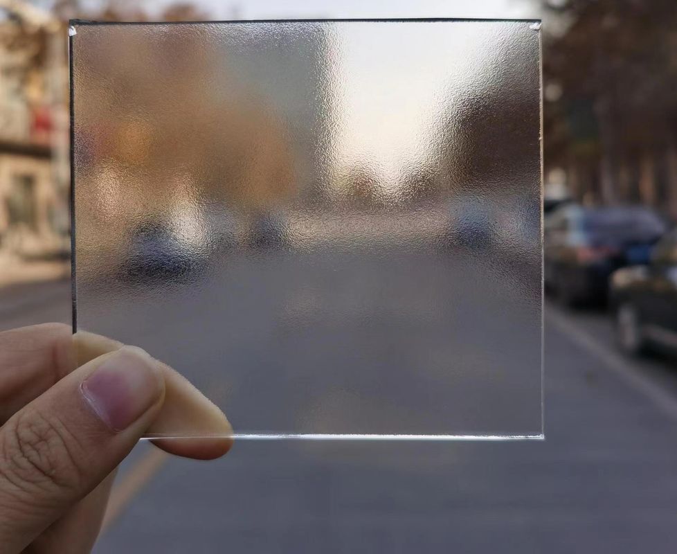 Élégante glace glacée carrée trempée pour la décoration de la maison et du bureau
