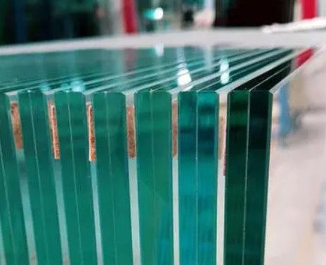 6.38/8.38/10.38/12.38 mm Bordure polie Verre laminé de sécurité transparent ou coloré