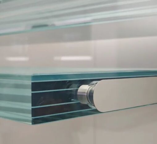 Écran de douche à porte laminé trempé transparent balustrade clôture de vitre clôture de garde-corps piscine clôture d'escalier cloison de verre 6,38 mm 8,38 mm 10,38 mm 12,38 mm etc.