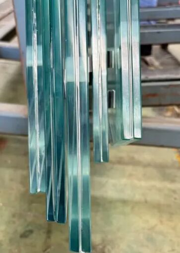 Écran de douche à porte laminé trempé transparent balustrade clôture de vitre clôture de garde-corps piscine clôture d'escalier cloison de verre 6,38 mm 8,38 mm 10,38 mm 12,38 mm etc.