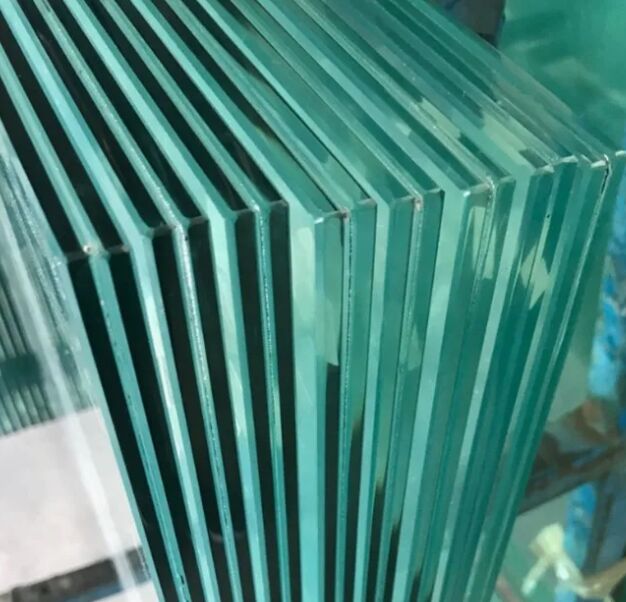 4.38-40.28mm Clear Laminated Tempered Toughened PVB/Sgp Safety Frosted Acid Etched Insulated Glass, Laminated Glass for Fence Railing Guardrail Wall