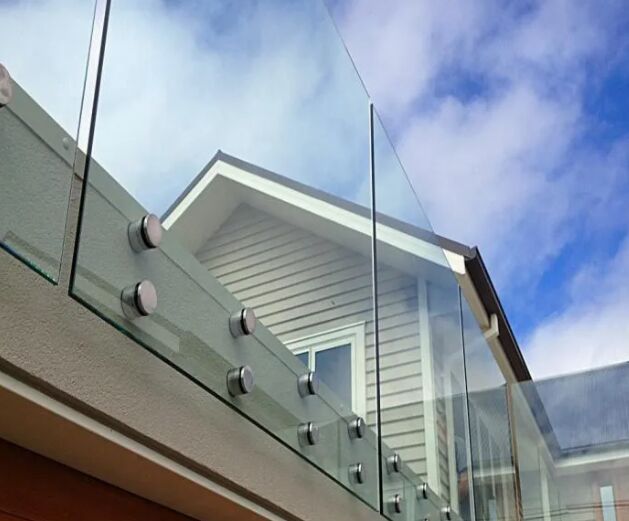 6.76-12.38mm Verre de sécurité feuilleté trempé pour la construction d'escaliers décoratifs